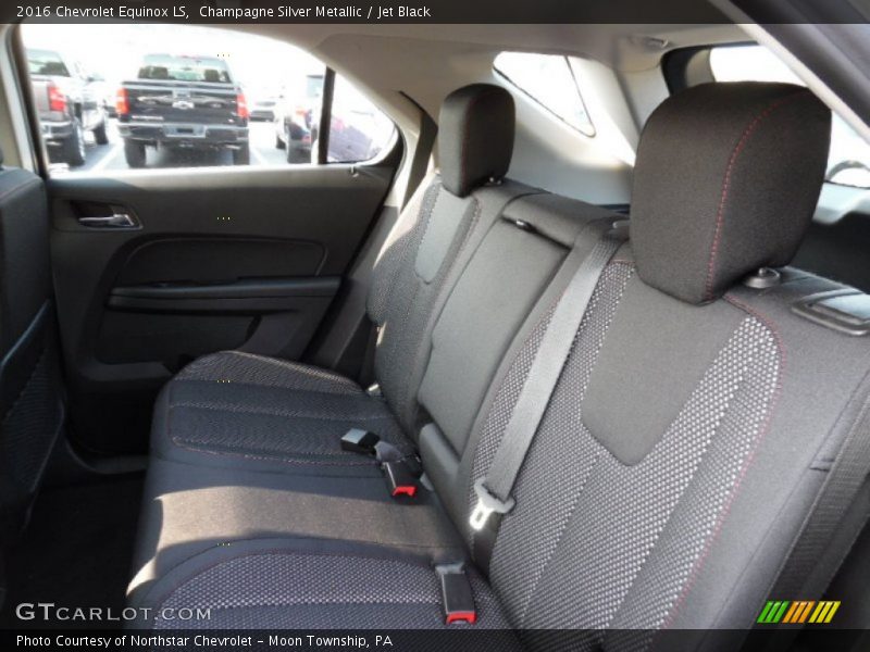 Champagne Silver Metallic / Jet Black 2016 Chevrolet Equinox LS