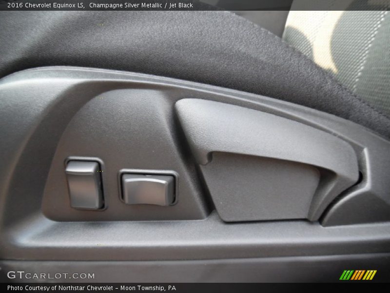Champagne Silver Metallic / Jet Black 2016 Chevrolet Equinox LS