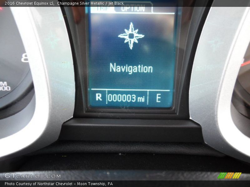 Champagne Silver Metallic / Jet Black 2016 Chevrolet Equinox LS