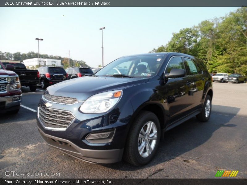 Blue Velvet Metallic / Jet Black 2016 Chevrolet Equinox LS