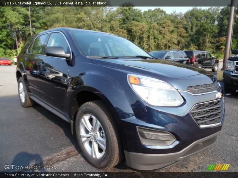 Blue Velvet Metallic / Jet Black 2016 Chevrolet Equinox LS