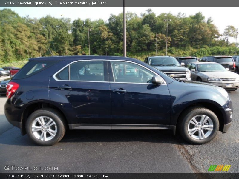 Blue Velvet Metallic / Jet Black 2016 Chevrolet Equinox LS