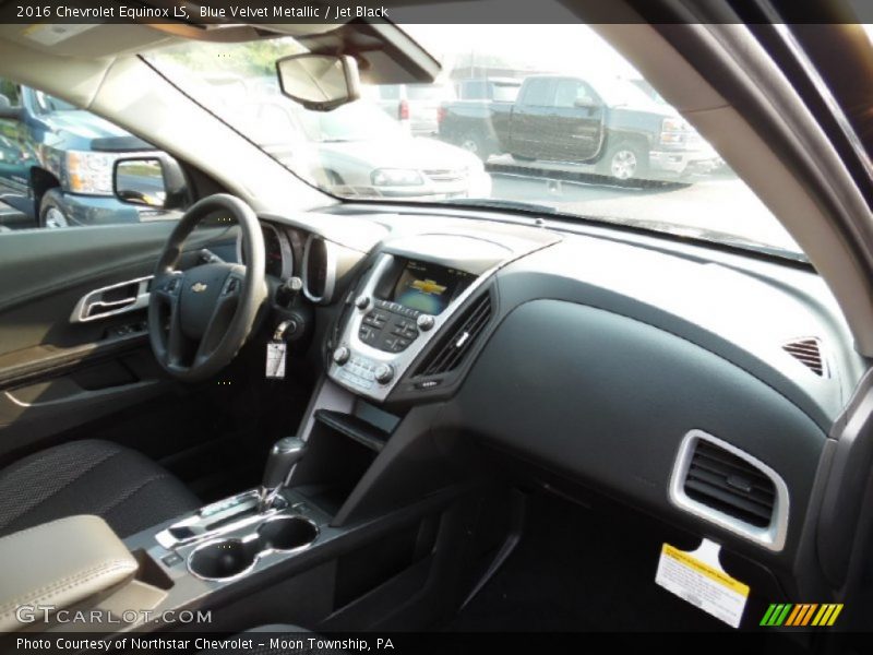 Blue Velvet Metallic / Jet Black 2016 Chevrolet Equinox LS