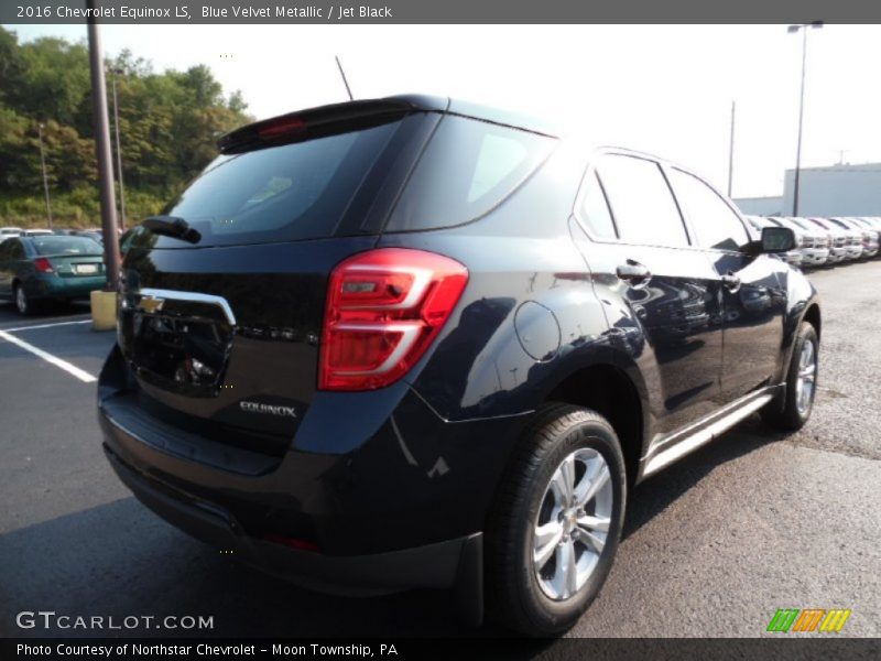 Blue Velvet Metallic / Jet Black 2016 Chevrolet Equinox LS