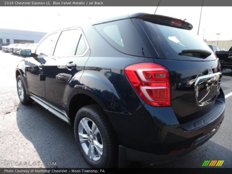 Blue Velvet Metallic / Jet Black 2016 Chevrolet Equinox LS