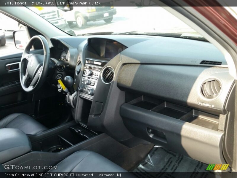 Dark Cherry Pearl / Black 2013 Honda Pilot EX-L 4WD