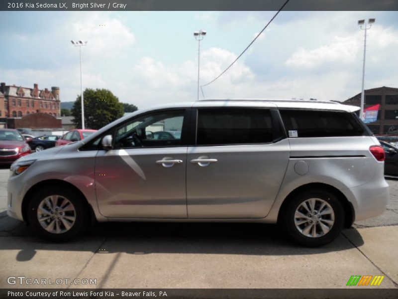 Bright Silver / Gray 2016 Kia Sedona LX