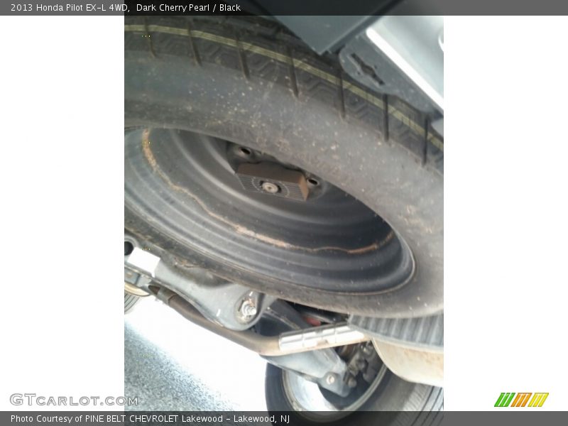 Dark Cherry Pearl / Black 2013 Honda Pilot EX-L 4WD