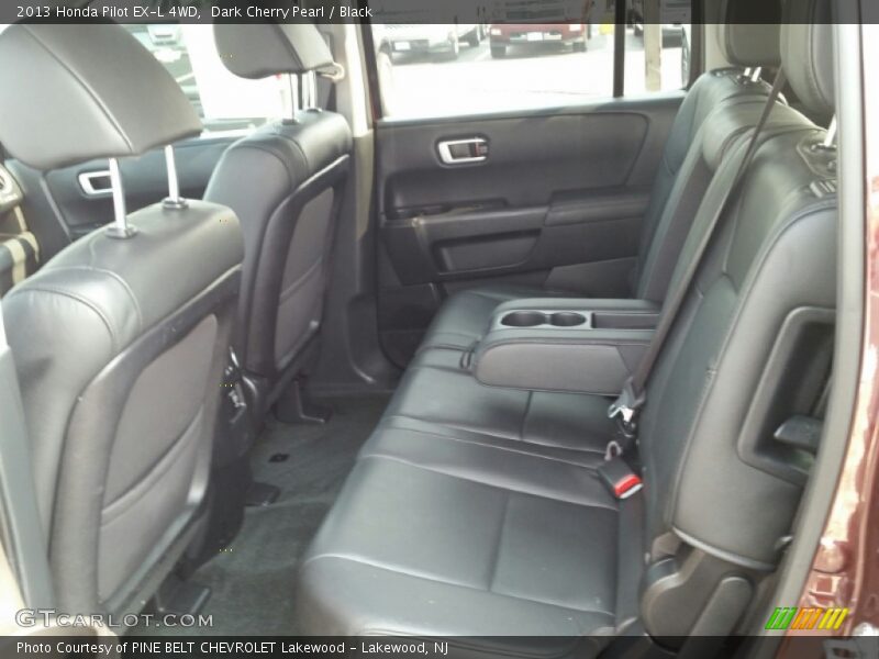 Dark Cherry Pearl / Black 2013 Honda Pilot EX-L 4WD
