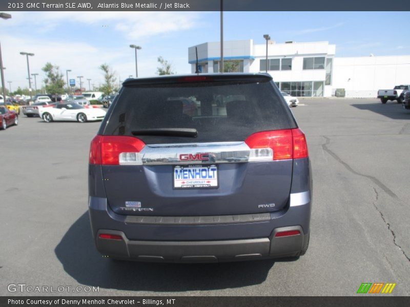 Atlantis Blue Metallic / Jet Black 2013 GMC Terrain SLE AWD