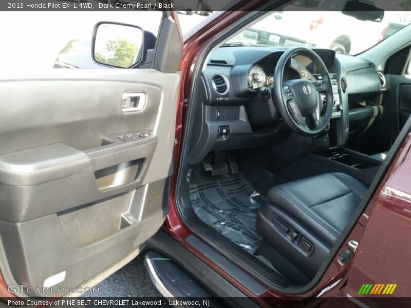 Dark Cherry Pearl / Black 2013 Honda Pilot EX-L 4WD