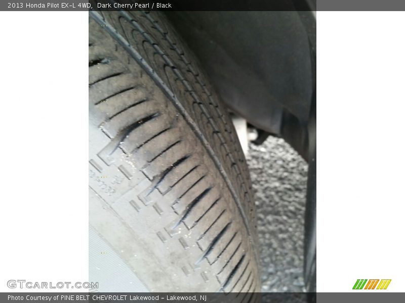 Dark Cherry Pearl / Black 2013 Honda Pilot EX-L 4WD