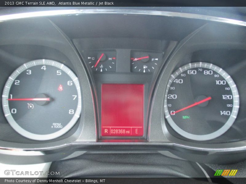 Atlantis Blue Metallic / Jet Black 2013 GMC Terrain SLE AWD