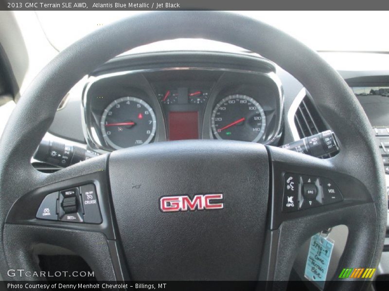 Atlantis Blue Metallic / Jet Black 2013 GMC Terrain SLE AWD