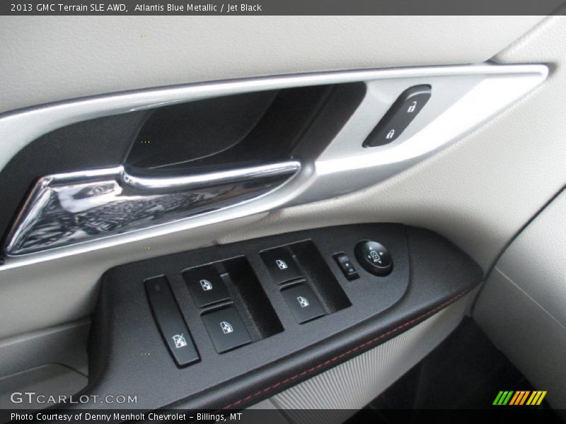 Atlantis Blue Metallic / Jet Black 2013 GMC Terrain SLE AWD