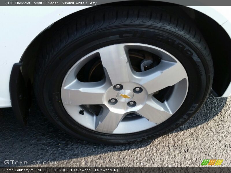 Summit White / Gray 2010 Chevrolet Cobalt LT Sedan
