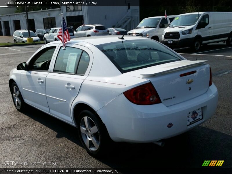 Summit White / Gray 2010 Chevrolet Cobalt LT Sedan