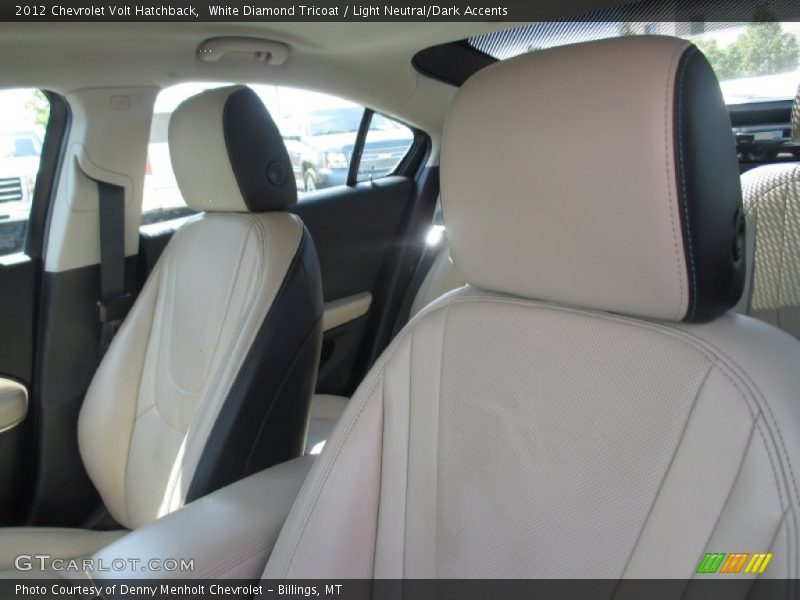 White Diamond Tricoat / Light Neutral/Dark Accents 2012 Chevrolet Volt Hatchback