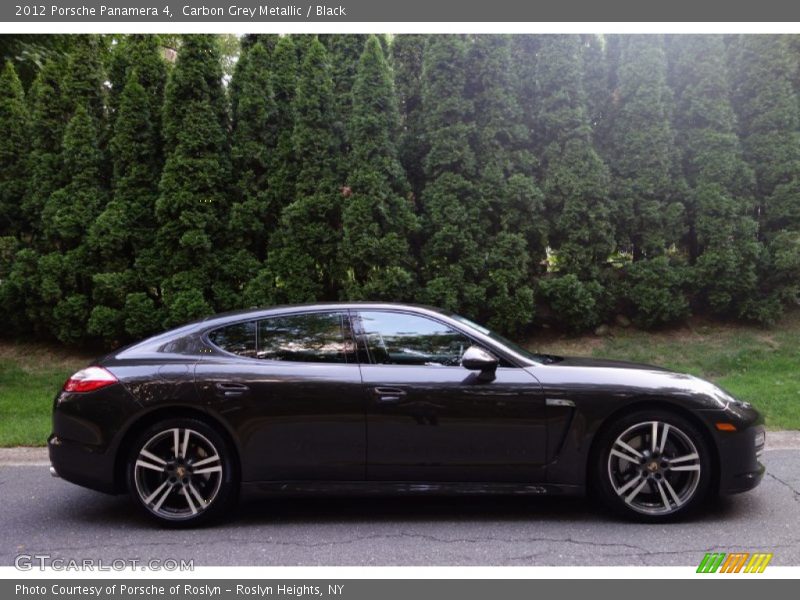 Carbon Grey Metallic / Black 2012 Porsche Panamera 4