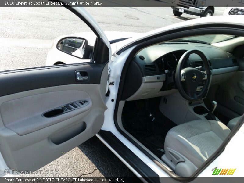 Summit White / Gray 2010 Chevrolet Cobalt LT Sedan