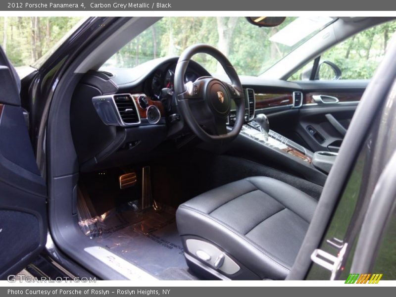 Carbon Grey Metallic / Black 2012 Porsche Panamera 4
