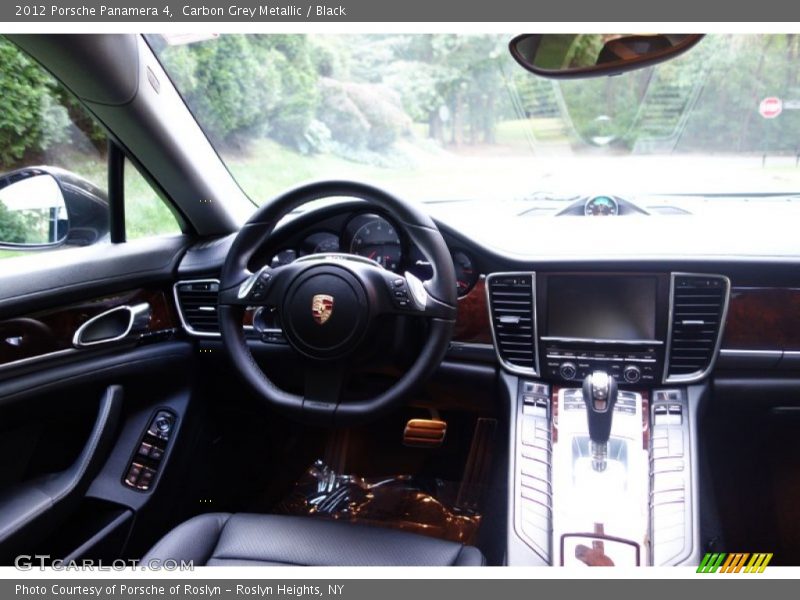 Carbon Grey Metallic / Black 2012 Porsche Panamera 4