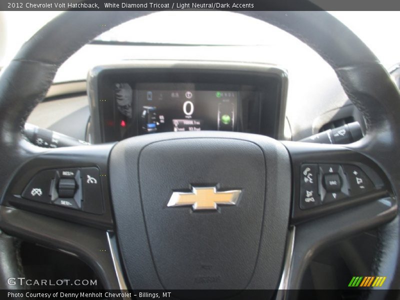 White Diamond Tricoat / Light Neutral/Dark Accents 2012 Chevrolet Volt Hatchback