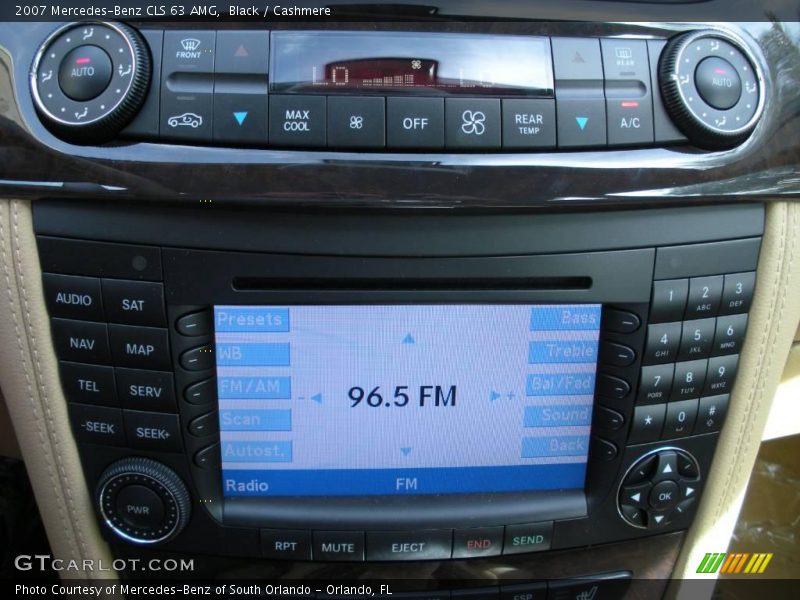 Black / Cashmere 2007 Mercedes-Benz CLS 63 AMG