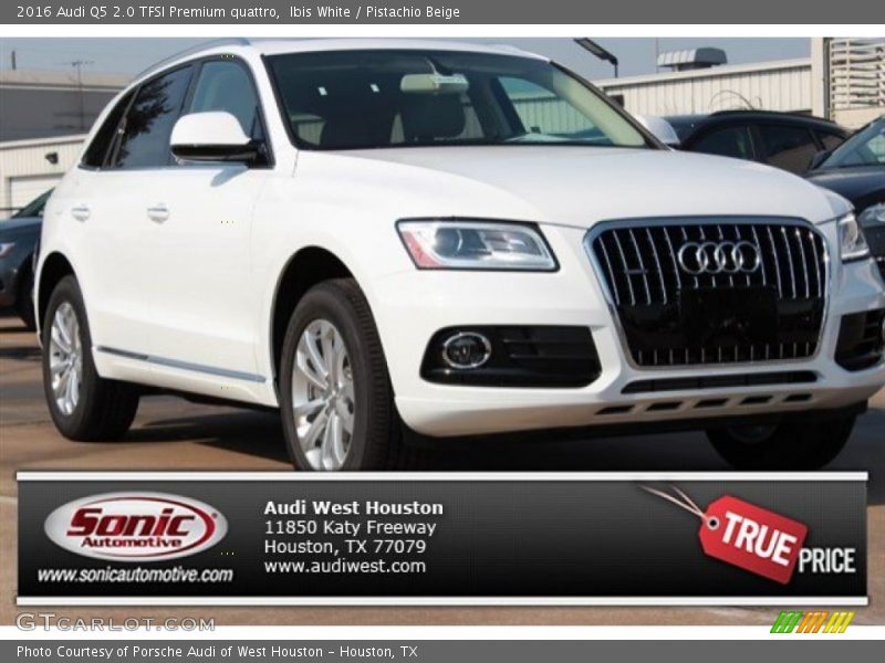 Ibis White / Pistachio Beige 2016 Audi Q5 2.0 TFSI Premium quattro