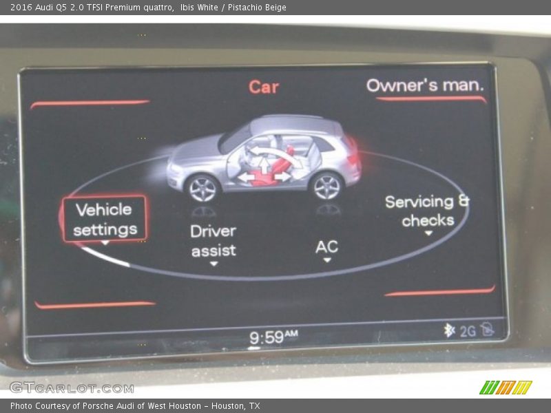 Ibis White / Pistachio Beige 2016 Audi Q5 2.0 TFSI Premium quattro