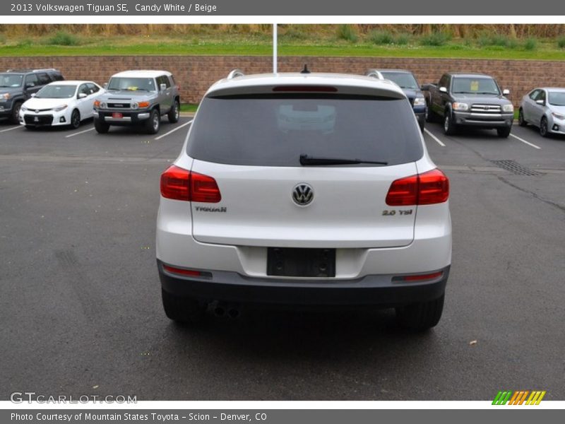 Candy White / Beige 2013 Volkswagen Tiguan SE