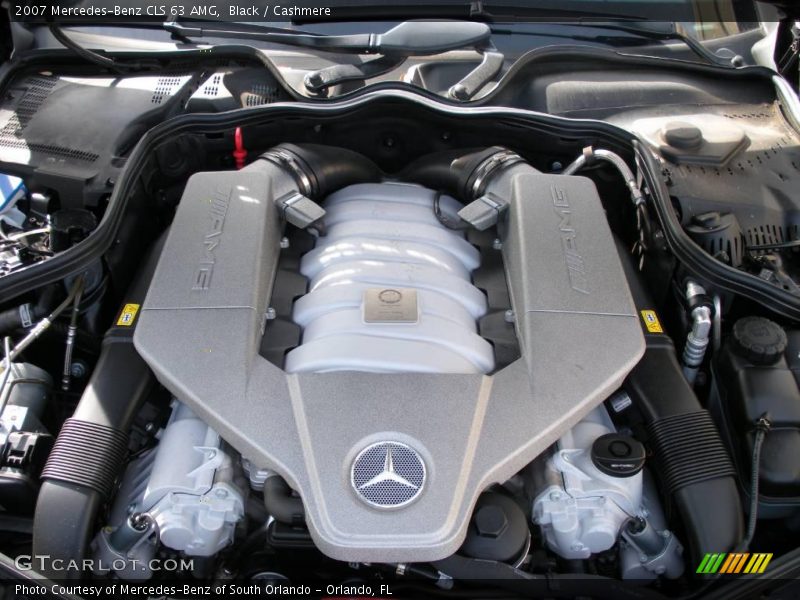 Black / Cashmere 2007 Mercedes-Benz CLS 63 AMG