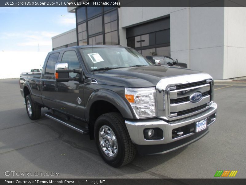 Magnetic / Steel 2015 Ford F350 Super Duty XLT Crew Cab 4x4
