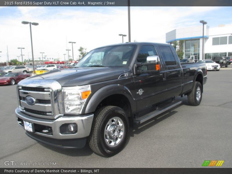 Magnetic / Steel 2015 Ford F350 Super Duty XLT Crew Cab 4x4