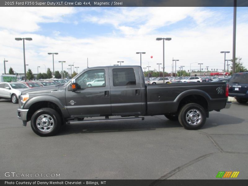 Magnetic / Steel 2015 Ford F350 Super Duty XLT Crew Cab 4x4