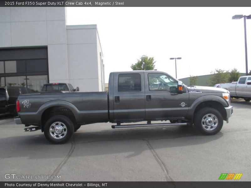 Magnetic / Steel 2015 Ford F350 Super Duty XLT Crew Cab 4x4