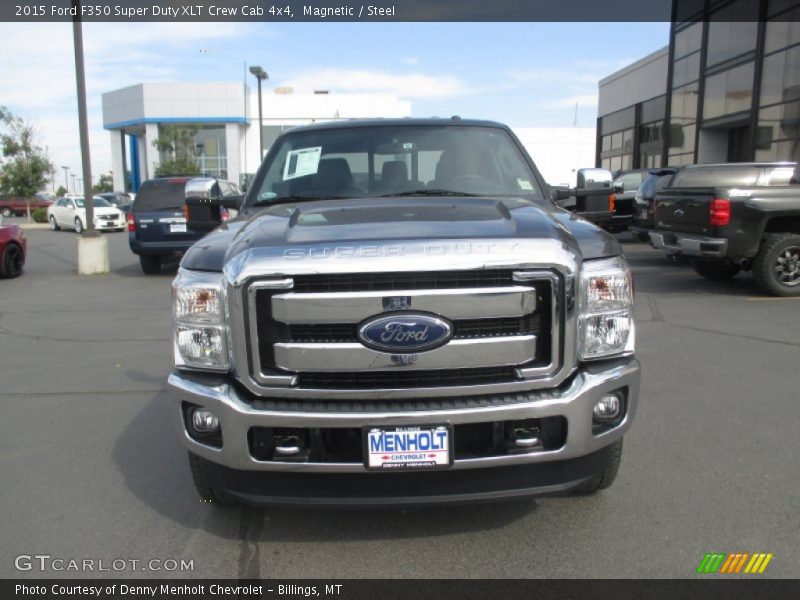 Magnetic / Steel 2015 Ford F350 Super Duty XLT Crew Cab 4x4