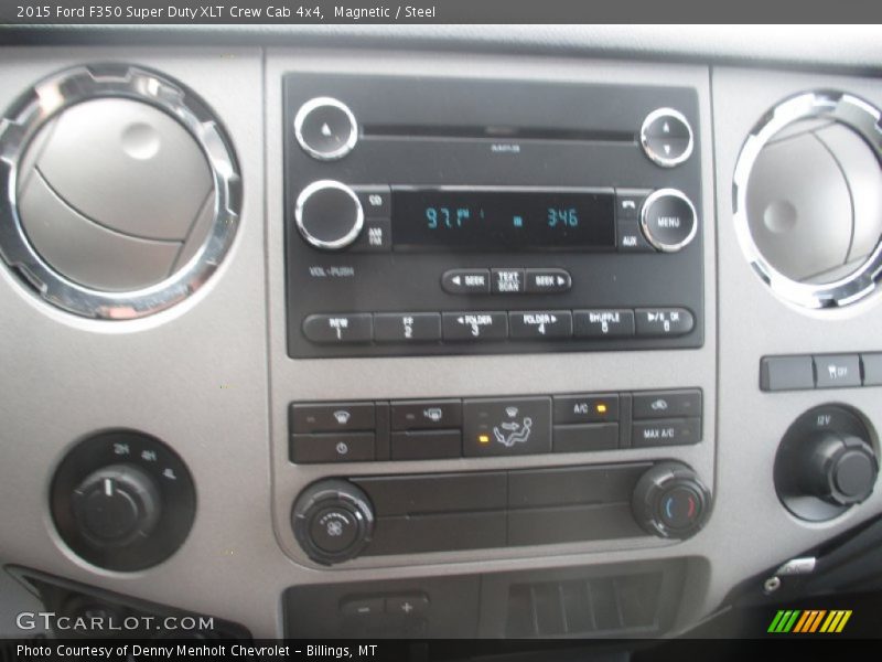 Magnetic / Steel 2015 Ford F350 Super Duty XLT Crew Cab 4x4