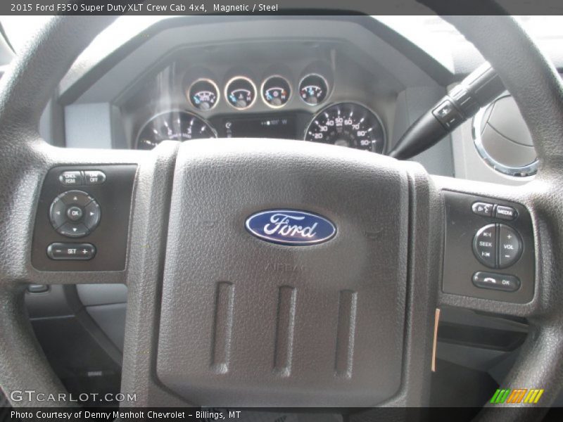 Magnetic / Steel 2015 Ford F350 Super Duty XLT Crew Cab 4x4