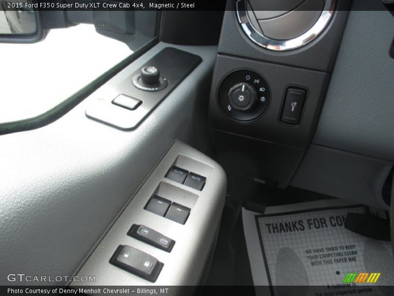 Magnetic / Steel 2015 Ford F350 Super Duty XLT Crew Cab 4x4