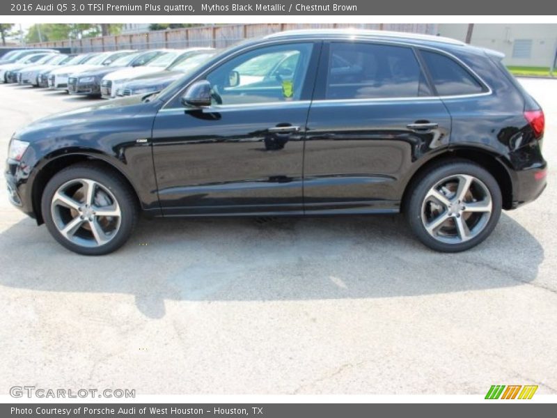Mythos Black Metallic / Chestnut Brown 2016 Audi Q5 3.0 TFSI Premium Plus quattro
