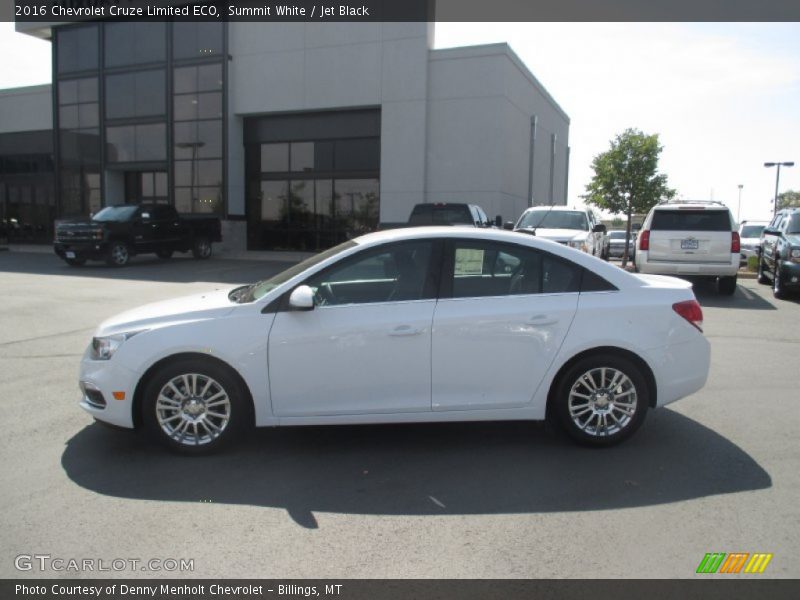 Summit White / Jet Black 2016 Chevrolet Cruze Limited ECO