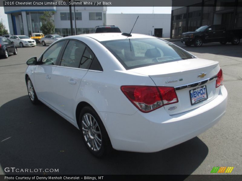 Summit White / Jet Black 2016 Chevrolet Cruze Limited ECO