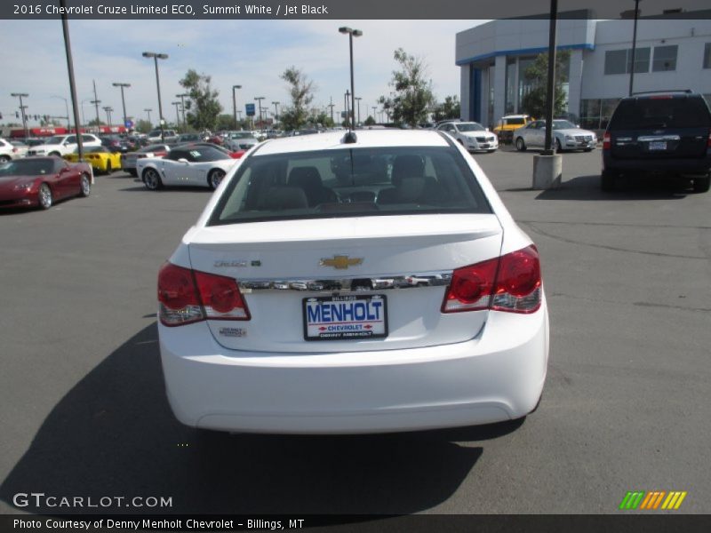 Summit White / Jet Black 2016 Chevrolet Cruze Limited ECO