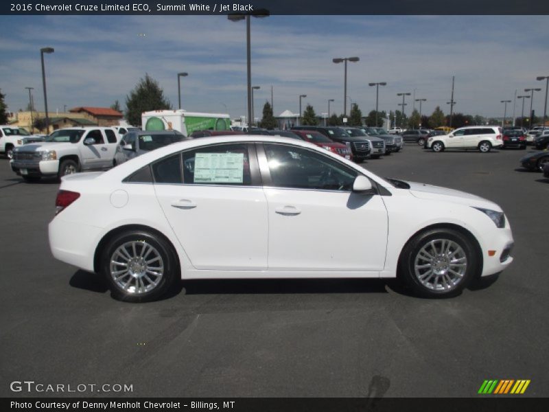 Summit White / Jet Black 2016 Chevrolet Cruze Limited ECO