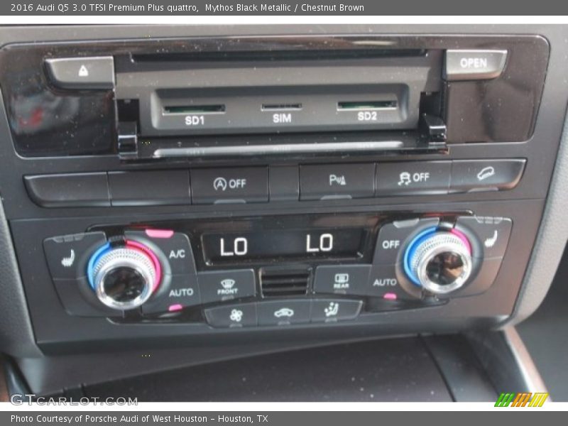 Mythos Black Metallic / Chestnut Brown 2016 Audi Q5 3.0 TFSI Premium Plus quattro