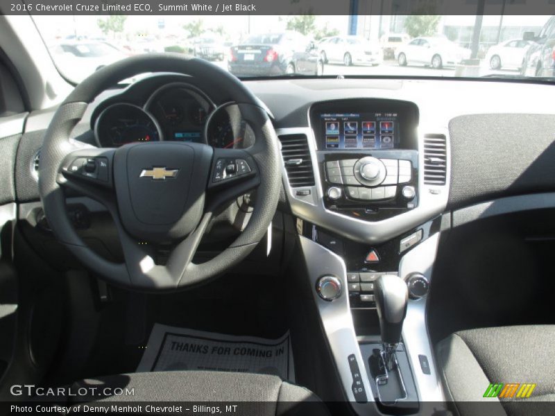 Summit White / Jet Black 2016 Chevrolet Cruze Limited ECO