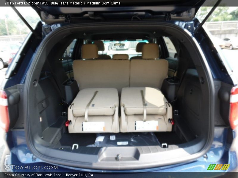 Blue Jeans Metallic / Medium Light Camel 2016 Ford Explorer FWD
