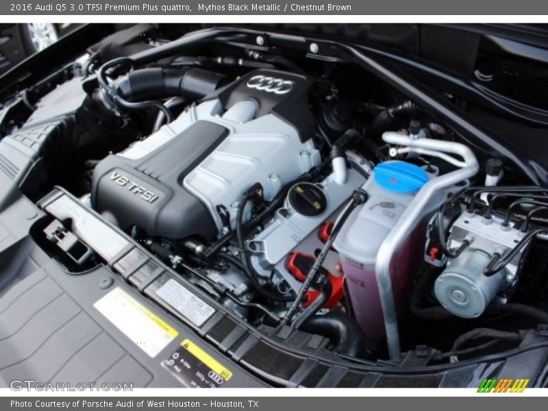 Mythos Black Metallic / Chestnut Brown 2016 Audi Q5 3.0 TFSI Premium Plus quattro
