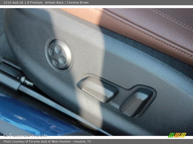Brilliant Black / Chestnut Brown 2016 Audi A3 1.8 Premium